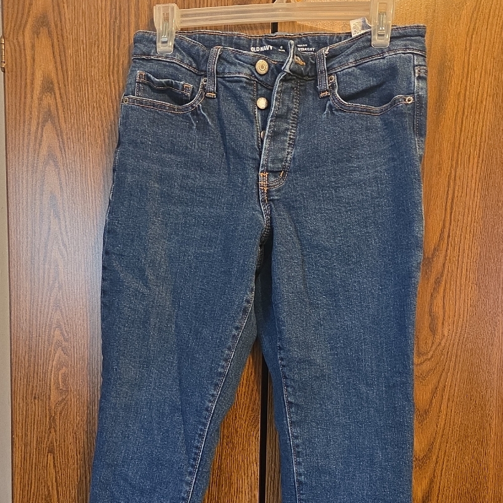 Old Navy High Rise Dark Blue Jeans